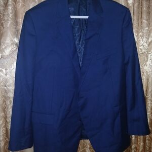 Ralph Lauren Deep Navy Single-Breasted Suit Jacket